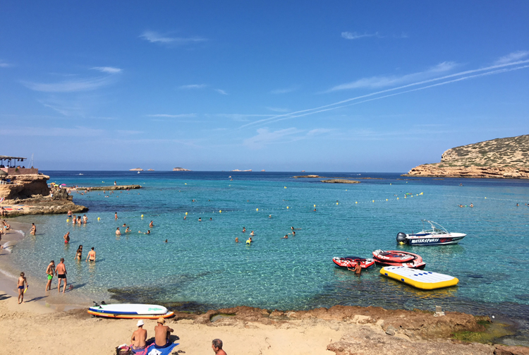 cala conta beach Ibiza