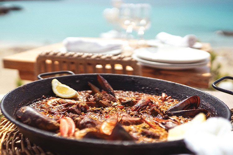 T paella ibiza tarida